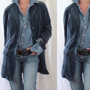 J. Jill Blue Corduroy Jacket